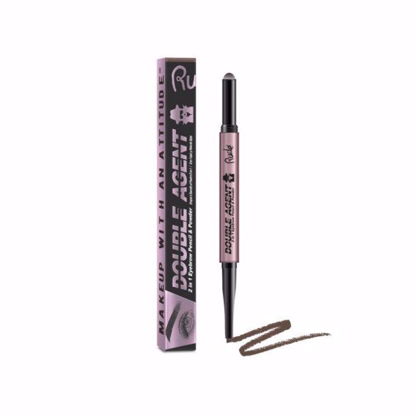 2 in 1 eyebrow pencil & powder neutral brown